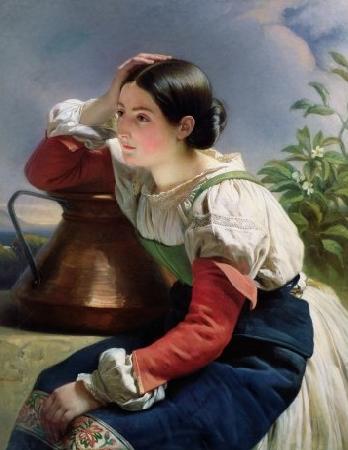 Franz Xaver Winterhalter Young Italian Girl at the Well